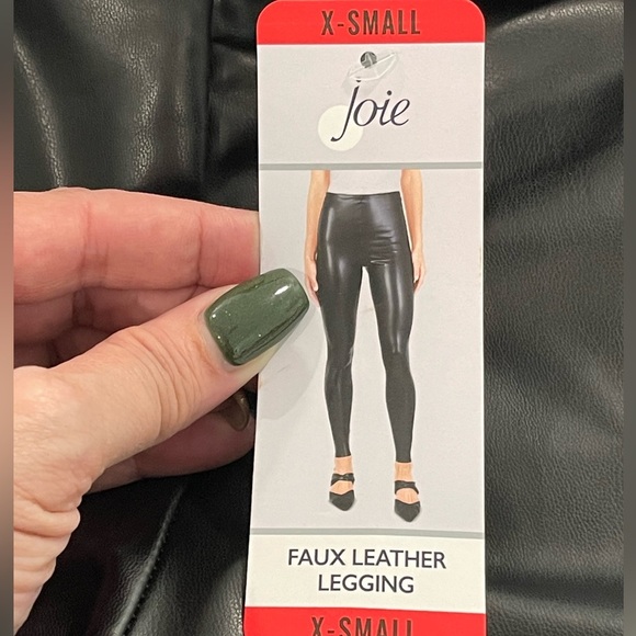 Nwt Joie faux leather leggings B60 xs/m - Picture 6 of 16